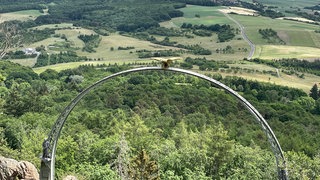Der Adlerbogen auf dem Donnersberg.