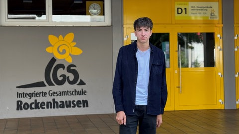 Adrian Fehrenbacher, der Schülersprecher der IGS Rockenhausen