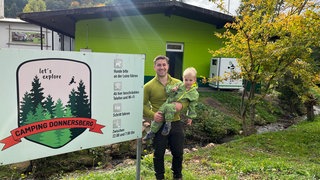 Stef La Croix betreibt zusammen mit seiner Familie den Campingplatz Donnersbergkreis