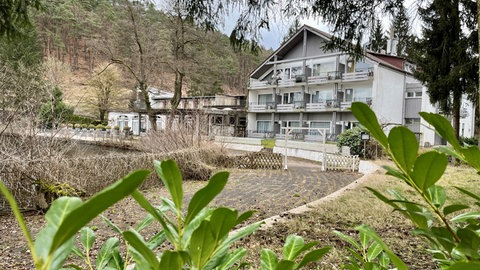 Das Seehotel Gelterswoog bei Kaiserslautern. 