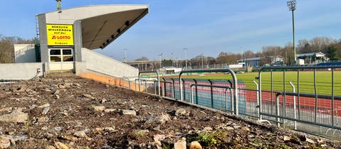 Das Stadion Oberwerth in Koblenz ist in die Jahre gekommen.
