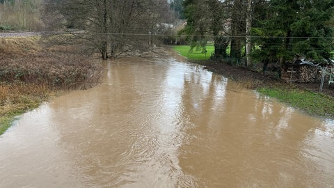 Hochwasser nach Starkregen in der Westpfalz im MaiJuni 2016.