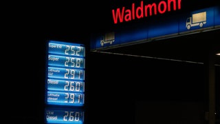 Eine Tankstelle bei Waldmohr