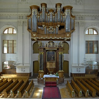 Eine Stiftung soll die Zukunft der barocken Paulskirche in Kirchheimbolanden sichern. 