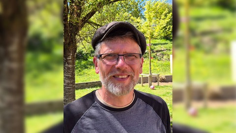 Heiko Hübscher, er leitet den Rosengarten in Zweibrücken