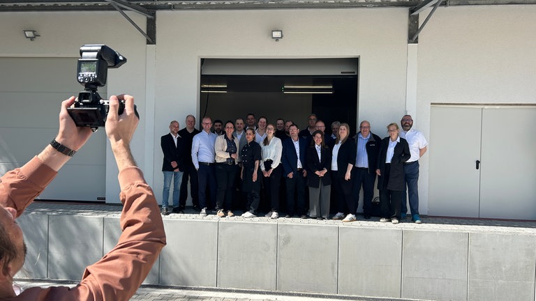 Das neue Aramark-Team freut sich auf seine Arbeit.