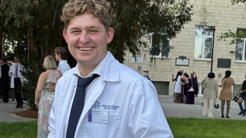 Moritz Krauß ist einer der ersten Studenten von "Ärzte für die Wesdtpfalz".