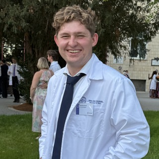 Moritz Krauß ist einer der ersten Studenten von "Ärzte für die Wesdtpfalz".