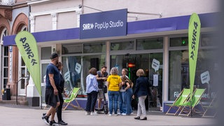 Das SWR PopUp Studio hat in Kaiserslautern noch bis 27. Juni seine Türen geöffnet