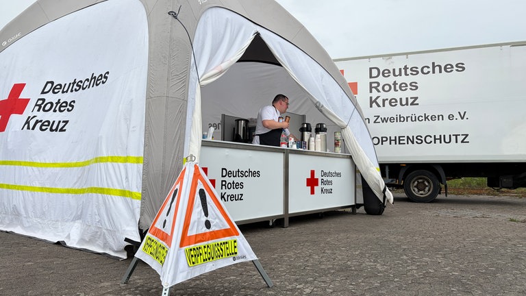Die Feldküche des DRK Ortsvereins Zweibrücken