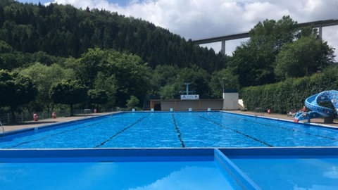 Das Freibad Biebermühle in Rodalben 