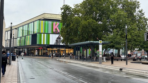 Der Bereich um die Mall in Kaiserslautern