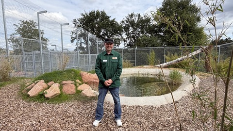In zehn Jahren hatte Florian Eiserlo - Betriebsleiter der Tierart Wildtierstation - viele Gründe auf das Team stolz zu sein.