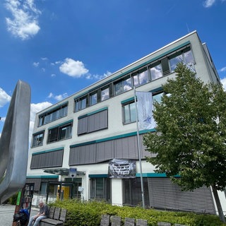 Haupteingang des Heilig Geist Krankenhauses in Boppard.