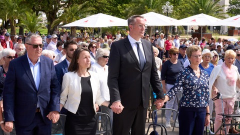 Gedenkveranstaltung in Bad Neuenahr-Ahrweiler mit Ministerpräsident Alexander Schweitzer (SPD)