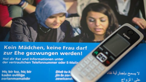 Flyer für Frauen, die von Zwangsheirat betroffen sind