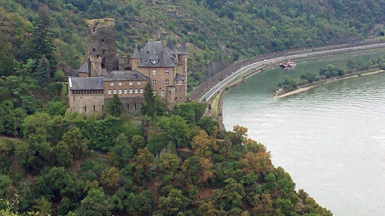 Am Rheinsteig liegen einige Burgen