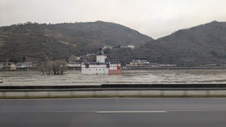 Der Rhein um Burg Pfalzgrafenstein, Kaub