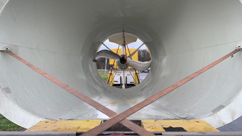 Blick ins Innere der Strom-Boje