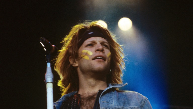 Der US-Amerikaner Jon Bon Jovi war 1995 mit seiner Band bei Rock am Ring. 