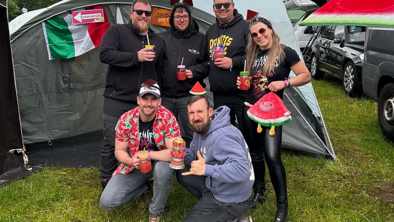 Camper auf Rock am Ring 2025