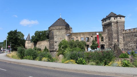 Essbare Stadt in Andernach mit Stadtmauer