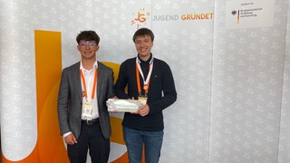 Paul Flad und Paul Scherer haben den Wettbewerb "Jugend gründet" gewonnen. 