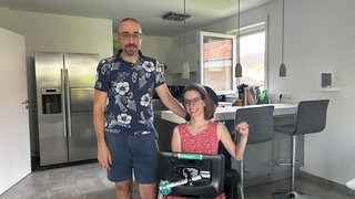 Kathrin und ihr Mann Tim Klapper haben im Sommer 2024 geheiratet