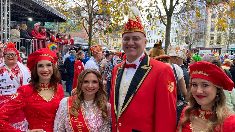 Prinz Oli der närrische Zeitungsjung und Confluentia Ricarda