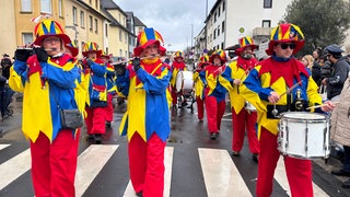 Musikgruppe bei der Kappenfahrt Niederlahnstein 2026