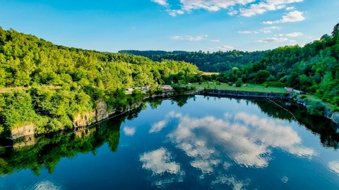 Der Baggersee in Diez