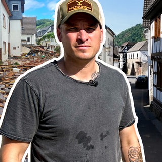 David Fuhrmann ist Ortsbürgermeister in Dernau und arbeitet daran, sein Dorf nach der Flutkatastrophe vor fünf Jahren wieder aufzubauen.