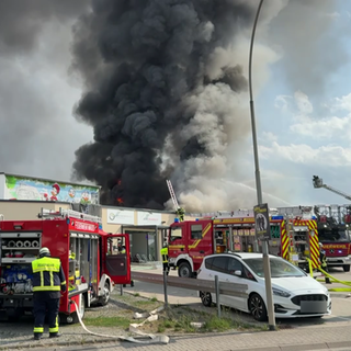 Der Einsatz der Feuerwehr im Gewerbegebiet in Siershahn