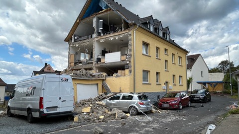 Ein Unwetter hat in Höhr-Grenzhausen im Westerwald einiges zerstört
