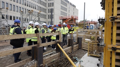 Baustellen-Begehung Hochstraße Süd LU Mai 2024