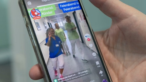 TikTok-Video tanzender Pflegekräfte im Klinikum Ludwigshafen