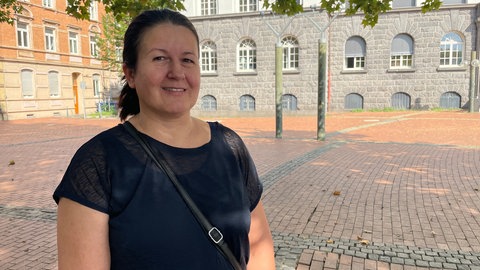 Bewohner im Hemshof über das neue Stadtquartier in Ludwigshafen. Vanessa Blum wohnt seit 18 jahren im Hemshof.