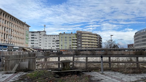 Baugrube Berliner Platz Ludwigshafen
