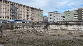 Baugrube Berliner Platz Ludwigshafen
