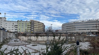 Baugrube Berliner Platz Ludwigshafen