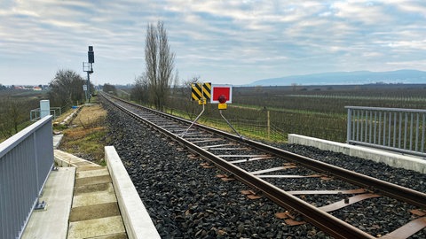 Die Strecke zwischen Bad Dürkheim und Freinsheim war auch schon einmal gesperrt.