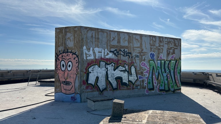 Graffiti am Rathaus-Center