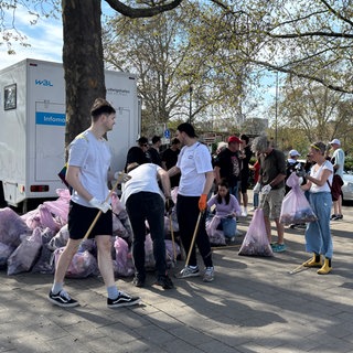 RhineCleanUp in Mannheim und Ludwigshafen