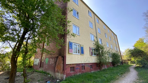 Die Bayreuther Straße in Ludwigshafen.