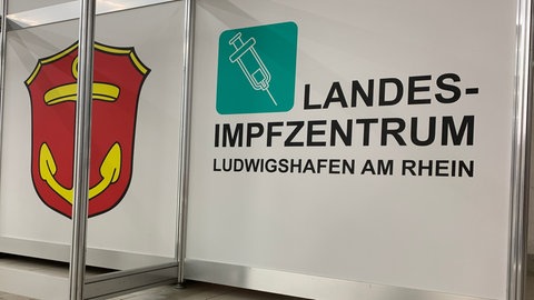 Das Impfzentrum in Ludwigshafen von Innen