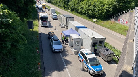 Grenzkontrolle bei Lauterburg