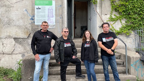 Das Team vom Bunkermuseum in Ludwigshafen