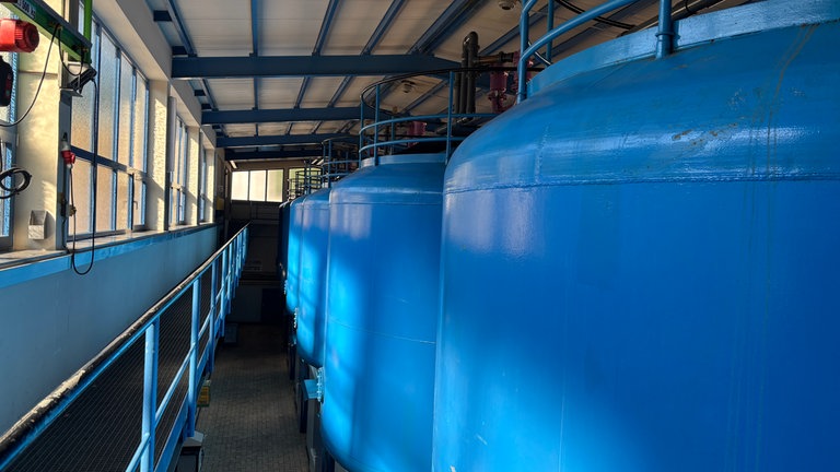 Filteranlage im Wasserwerk Ludwigshafen