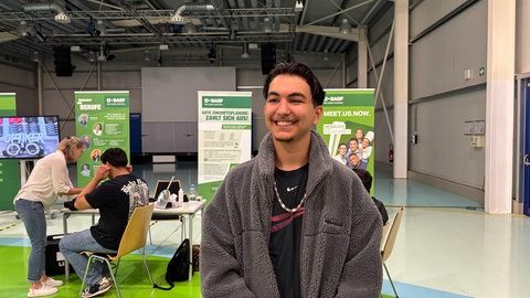 Auszubildender bei der BASF in Ludwigshafen