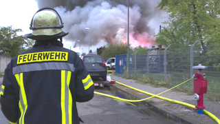 Nach dem Großbrand auf einem Schrottplatz in Ludwigshafen warnt die Stadtverwaltung vor dem Verzehr von Obst und Gemüse mit Rußpartikeln